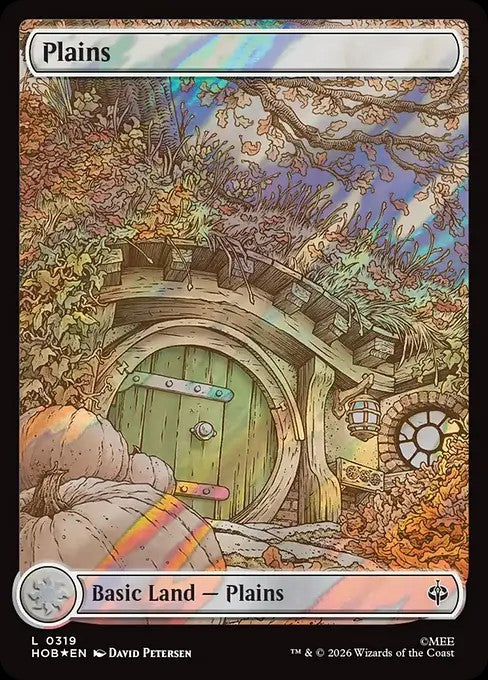 Plains [ #0319 Full Art Seasonal Surge Foil ] (HOB-L)