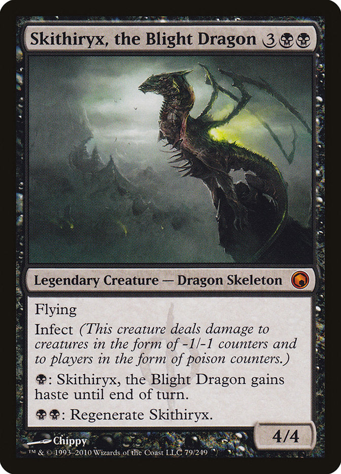 Skithiryx, the Blight Dragon (SOM-M) Light Play