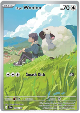 Hop's Wooloo - 170/159 (JTG) Illustration Rare