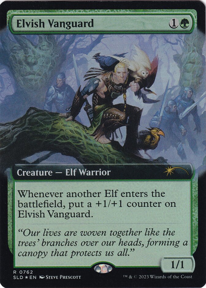 Elvish Vanguard [#0762] (SLD-R-FOIL)