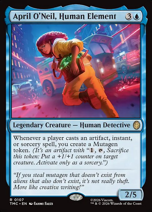 April O'Neil, Human Element [ #0107 ] (TMC-R)