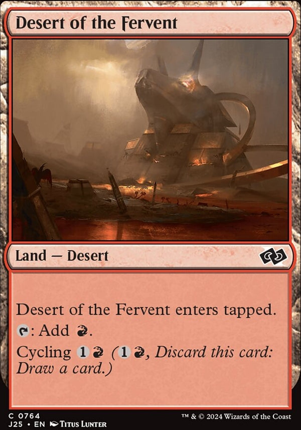 Desert of the Fervent [#0764] (J25-C)