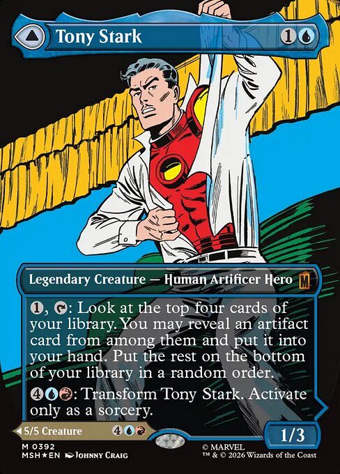 Tony Stark // The Invincible Iron Man [ #0392 Borderless Classic Comic ] (MSH-M)