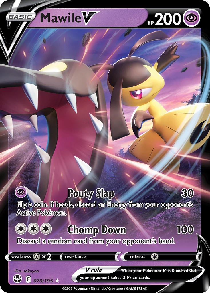 Mawile V - 070/195 (SWSH12) Ultra Rare - Near Mint Holofoil