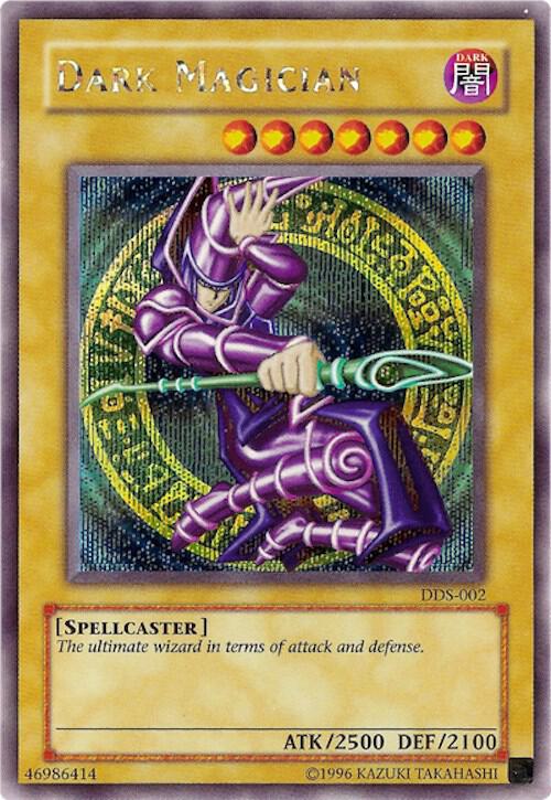 Dark Magician (DDS-002) Secret Rare Moderate Play