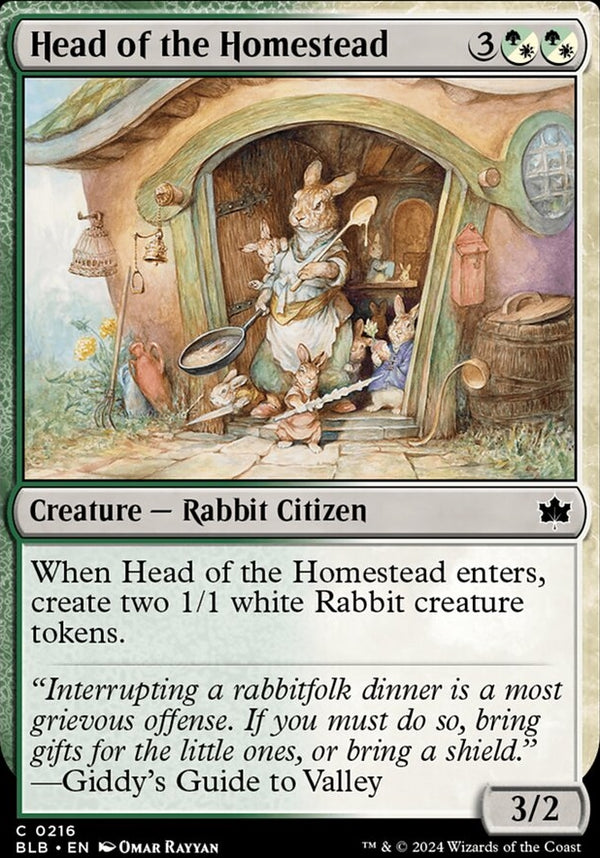 Head of the Homestead [#0216] (BLB-C)