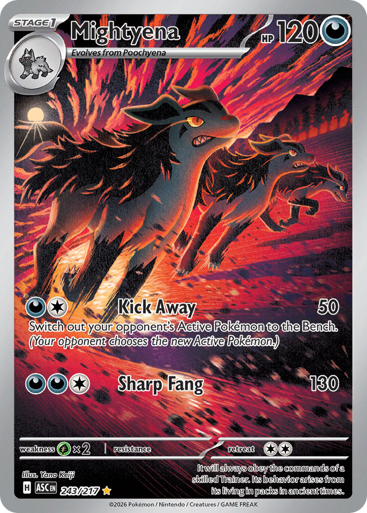 Mightyena - 243/217 (ASC) Illustration Rare