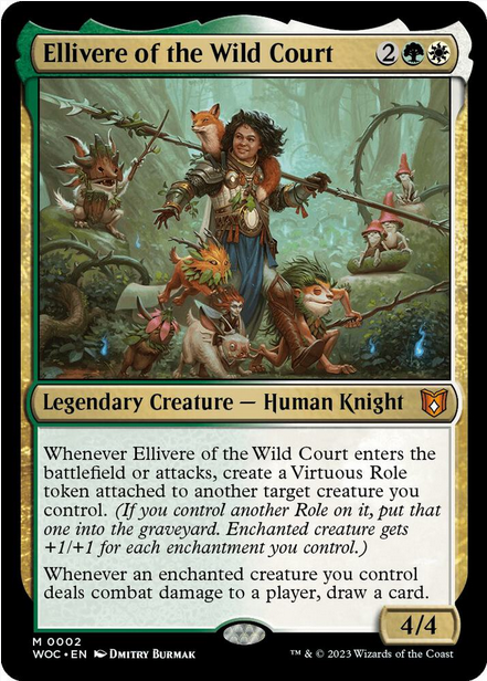 Ellivere of the Wild Court [#0002 Commanders] (WOC-M-FOIL)