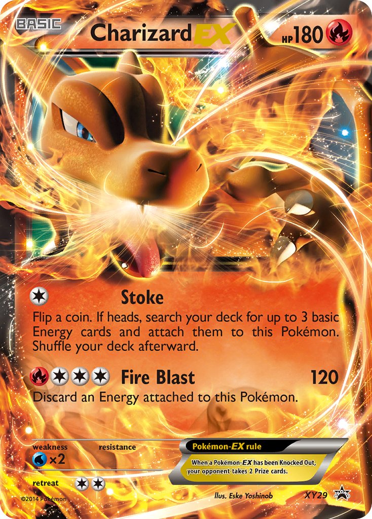 Charizard EX - XY29 (XY:PR) Promo - Near Mint Holofoil