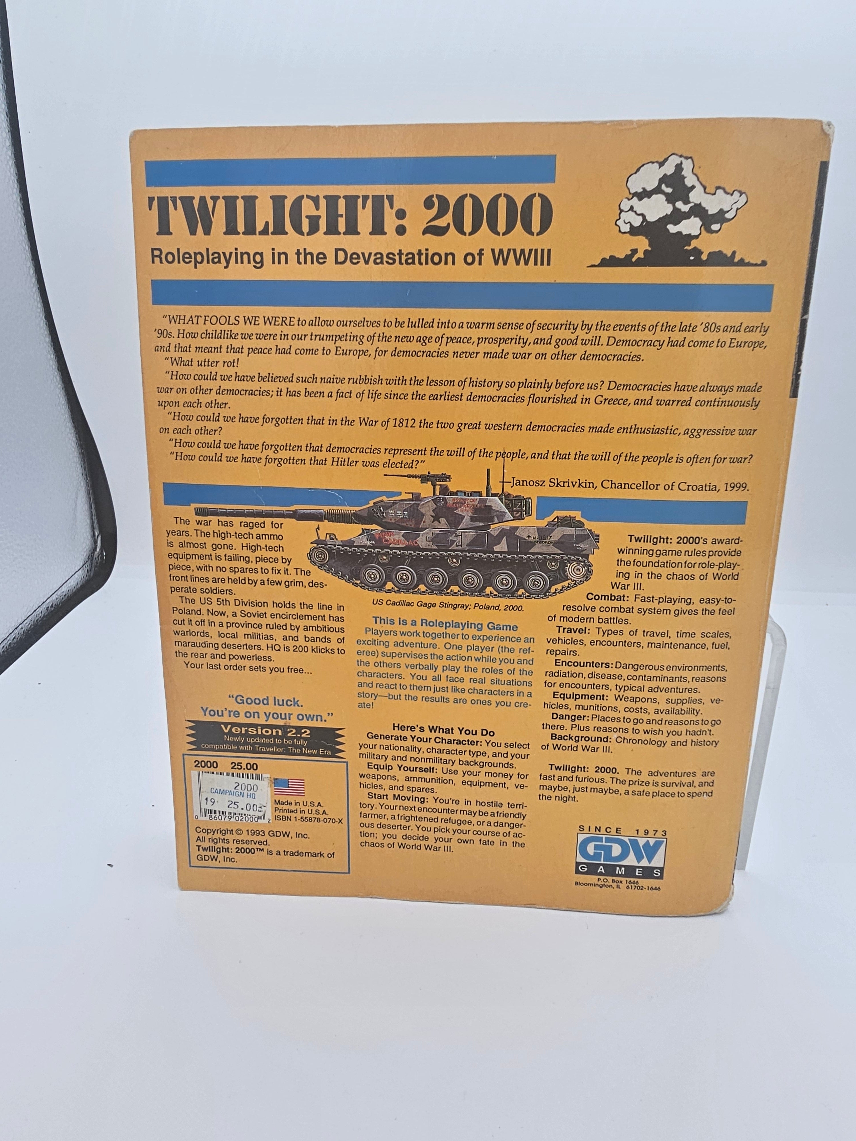 Twilight: 2000 Version 2.2 (Used)