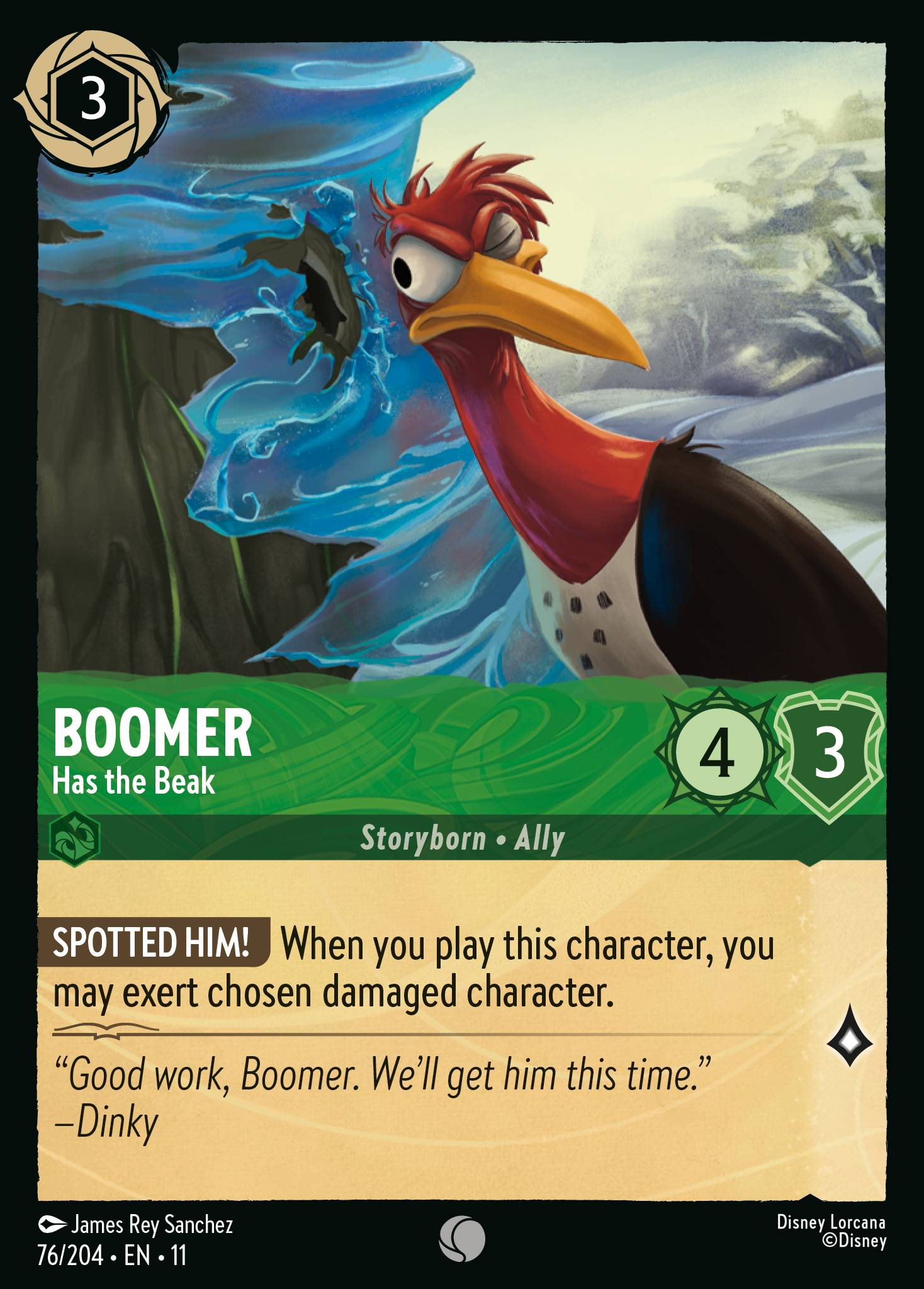 Boomer - Has the Beak (076/204 - Winterspell)  Common