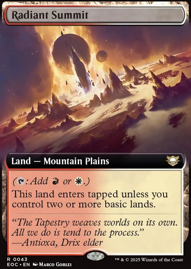 Radiant Summit [ #0043 Extended Art ] (EOC-R)