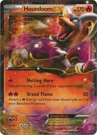 Houndoom EX - 21/162 (BKT) Ultra Rare Light Play Holofoil
