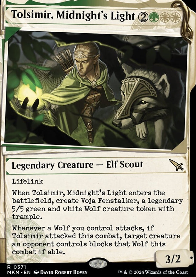 Tolsimir, Midnight's Light [#0371 Dossier Showcase] (MKM-R-FOIL)