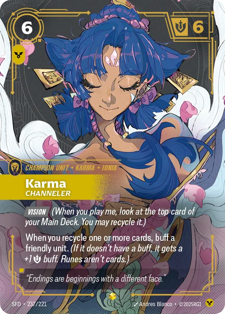 Karma - Channeler (Overnumbered) - 237/221 (SFD) Showcase
