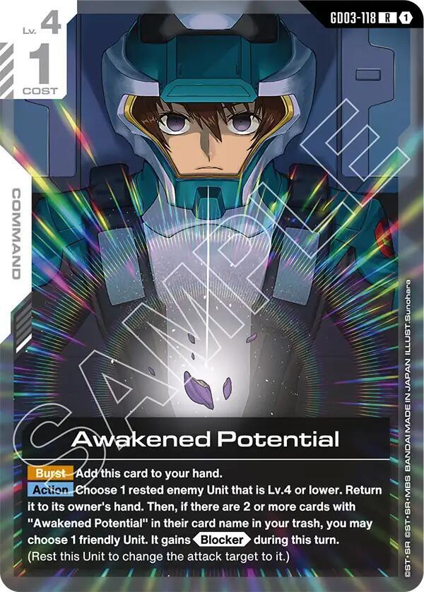 Awakened Potential - GD03-118 (GD03) - Near Mint (R)