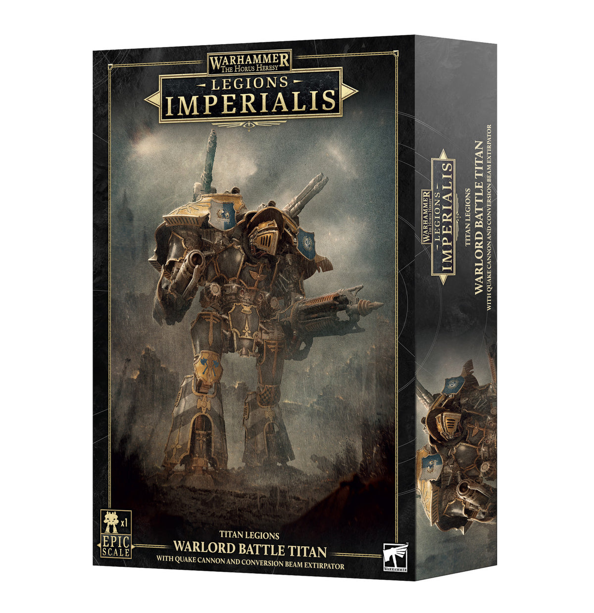 The Horus Heresy - Legions Imperialis: Titan Legions - Warlord Battle Titan with Quake Cannon & Conversion Beam Extirpator