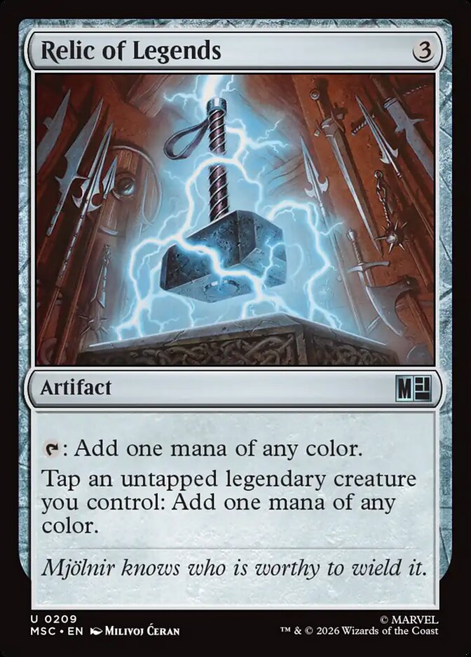 Relic of Legends [ #0209 Surge Foil ] (MSC-U)