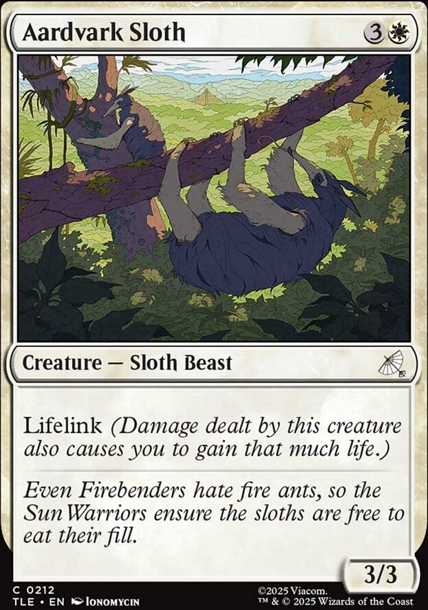 Aardvark Sloth [ #0212 ] (TLE-C)