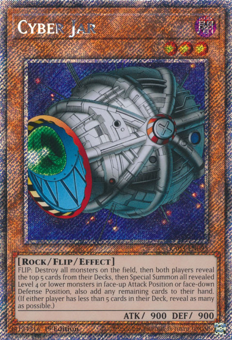 Cyber Jar (RA03-EN095) Platinum Secret Rare - Near Mint 1st Edition