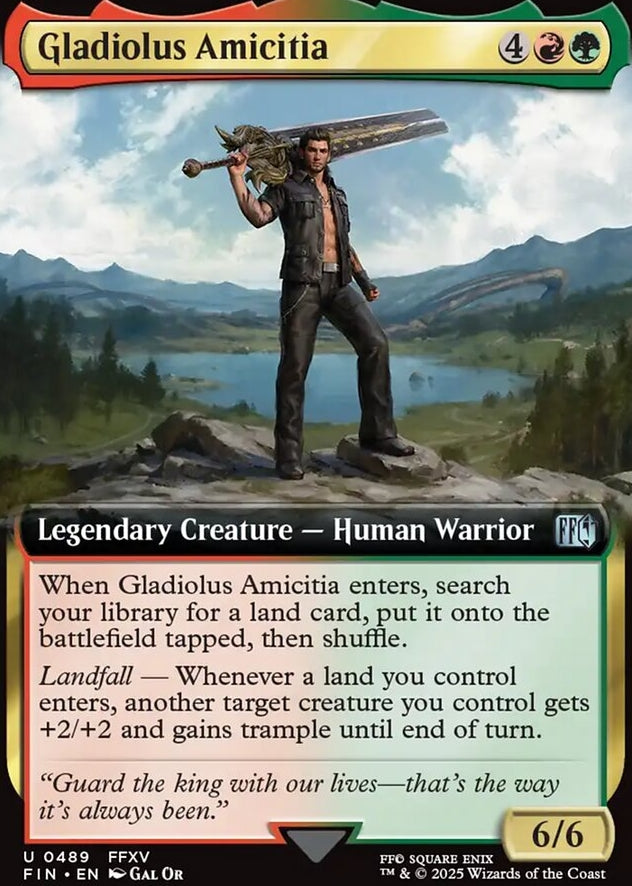 Gladiolus Amicitia [ #0489 Extended Art ] (FIN-U)