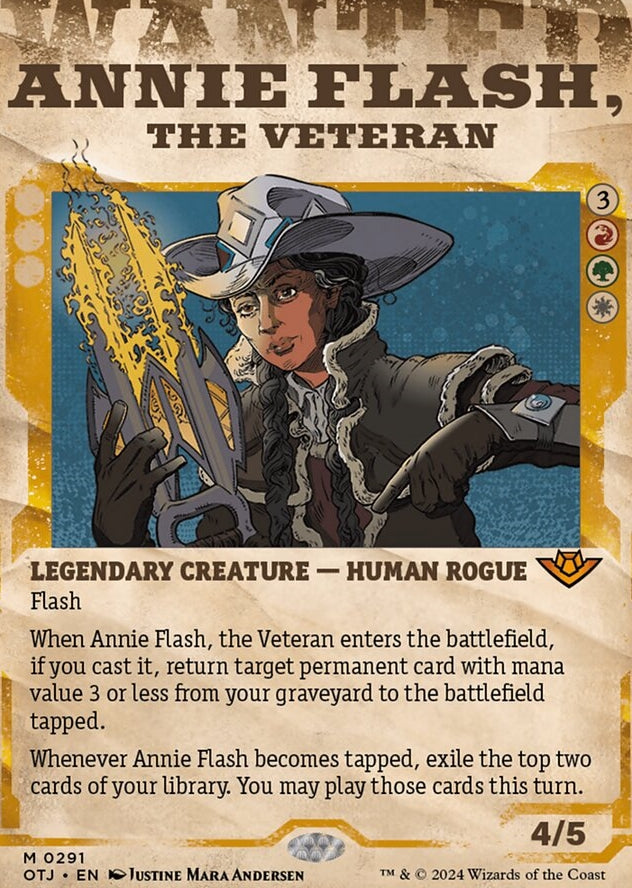 Annie Flash, the Veteran [#0291 Showcase] (OTJ-M-FOIL)