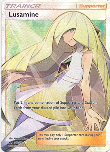 Lusamine (Full Art) - 110/111 (CIN) Ultra Rare - Near Mint Holofoil