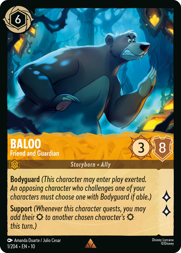 Baloo - Friend and Guardian (001/204 - Whispers in the Well) Rare