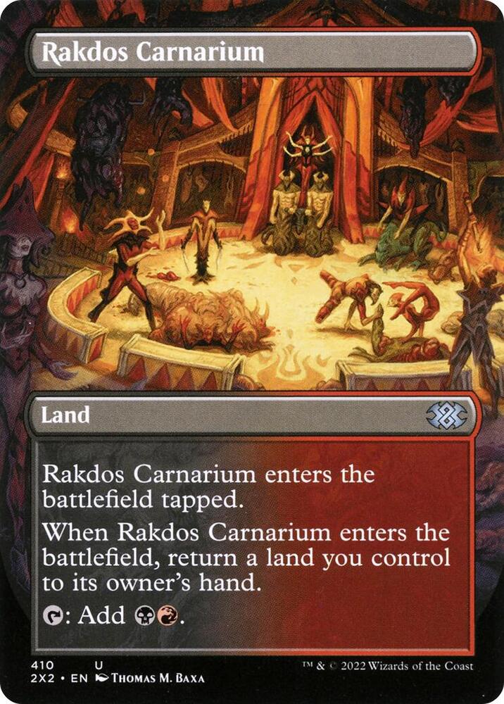 Rakdos Carnarium [#410 Alternate-Art Borderless] (2X2-U-FOIL)