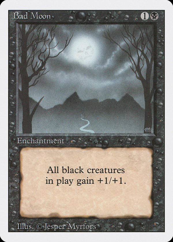 Bad Moon (3ED-R) Moderate Play