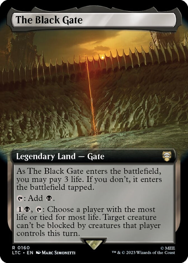 The Black Gate [#0160 Extended Art] (LTC-R)