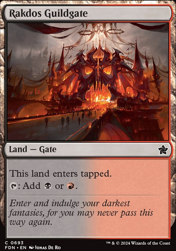 Rakdos Guildgate [#0693 Starter Collection] (FDN-C)