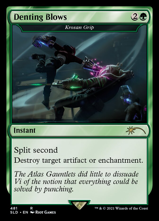 Denting Blows - Krosan Grip [ #481 ] (SLD-R-FOIL)