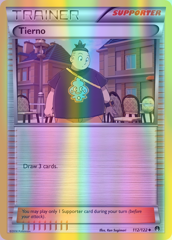 Tierno - 112/122 (BKP) Uncommon - Near Mint Reverse Holofoil