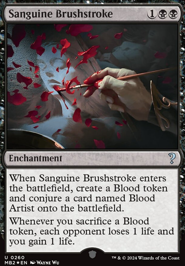 Sanguine Brushstroke [