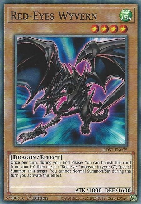 Red-Eyes Wyvern (LDS1-EN005) Common - 1st Edition