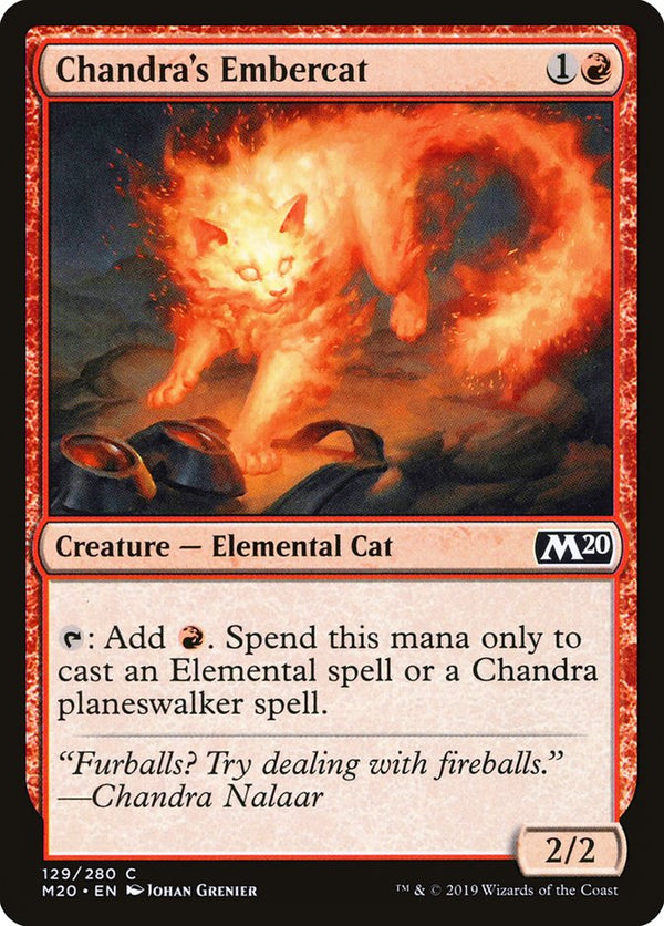 Chandra's Embercat (M20-C-FOIL)