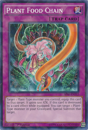 Plant Food Chain (Shatterfoil) (BP03-EN212) Shatterfoil Rare - Near Mint 1st Edition
