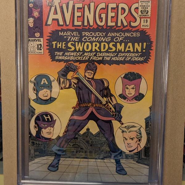 当時物！アペックスカタログ19冊 Avengers (1963 Series) #19 (CGC 7.0) 1st Appearance of the Swordsman