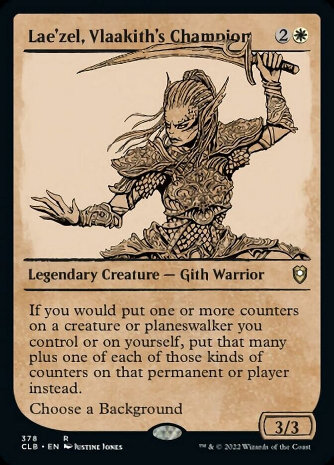 Lae'zel, Vlaakith's Champion [#378 Showcase] (CLB-R)