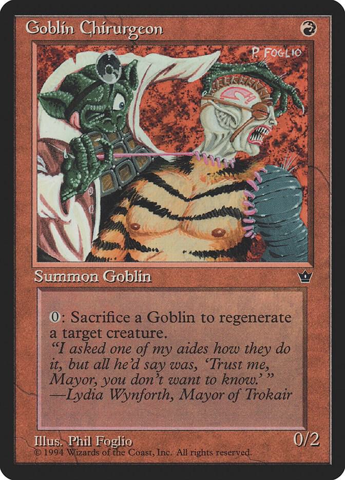 Goblin Chirurgeon [#054 Foglio] (FEM-C) Lightly Played