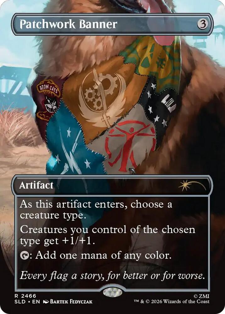 Patchwork Banner [#2466] (SLD-R-FOIL)