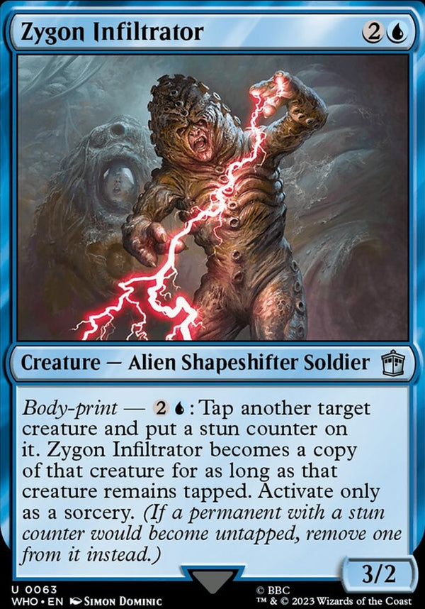 Zygon Infiltrator [#0063 New Cards] (WHO-U)