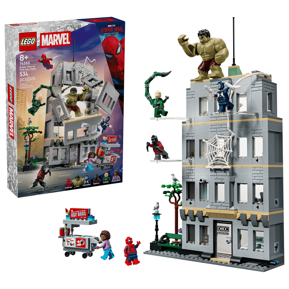 Lego: Marvel - Spider-Man vs. Hulk Epic Clash (76350)