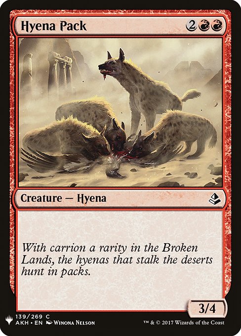 Hyena Pack [Mystery Booster #0976] (AKH-C)