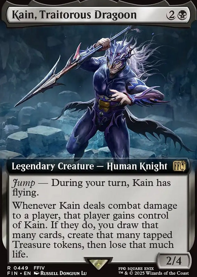 Kain, Traitorous Dragoon [ #0449 Extended Art ] (FIN-R)
