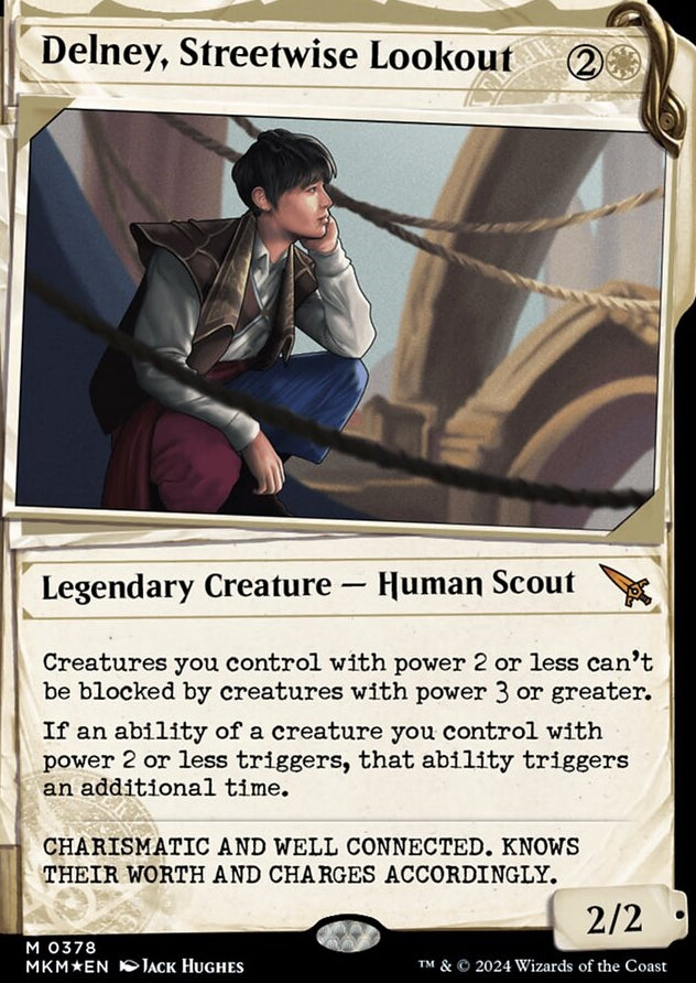 Delney, Streetwise Lookout [#0378 Invisible Ink Showcase] (MKM-M-FOIL)