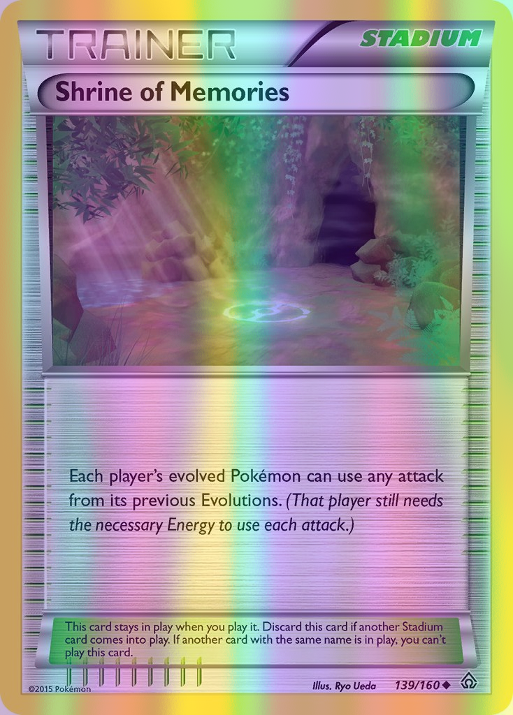 Shrine of Memories - 139/160 (PRC) Uncommon - Near Mint Reverse Holofoil