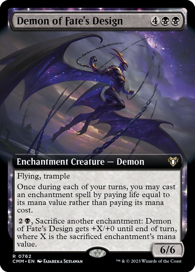 Demon of Fate's Design [#0762 Extended Art] (CMM-R)