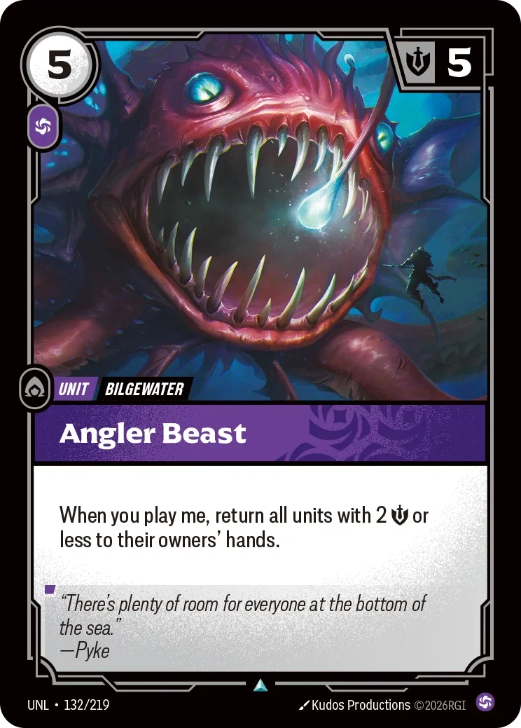 Angler Beast - 132/219 (UNL)  Uncommon